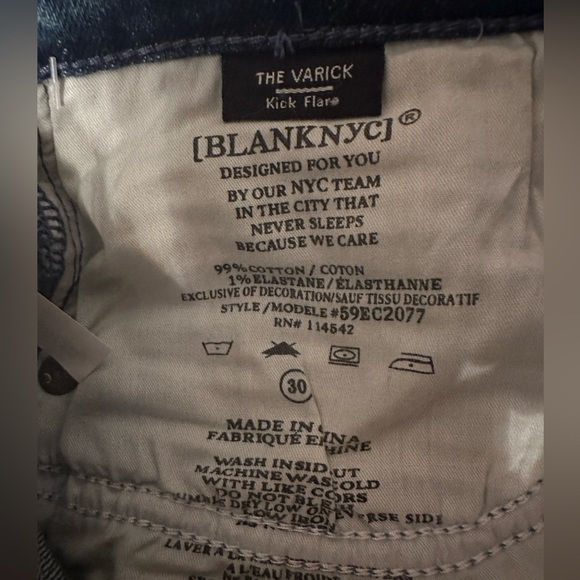 BlankNYC The Varick Kick Flare - NWT - Size 30 - Picture 11 of 15